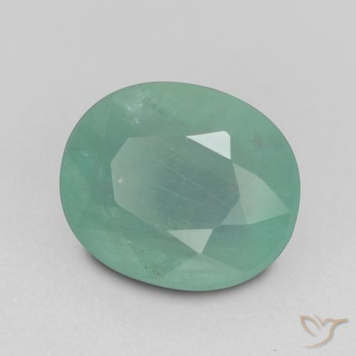 Grandidierita Azul verde Natural 1.64ct, oval, SI