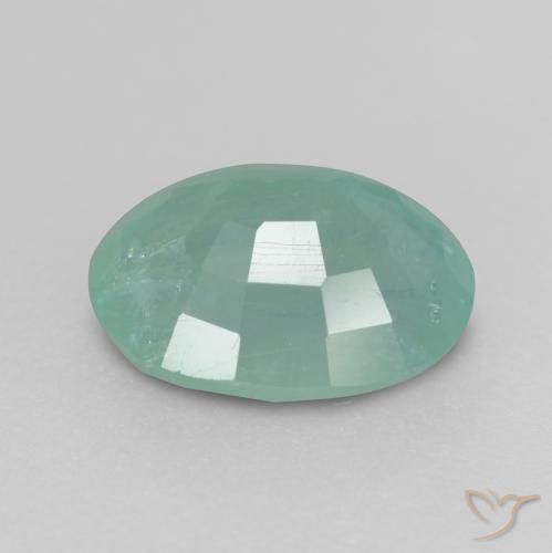 Grandidierita Azul verde Natural 1.64ct, oval, SI