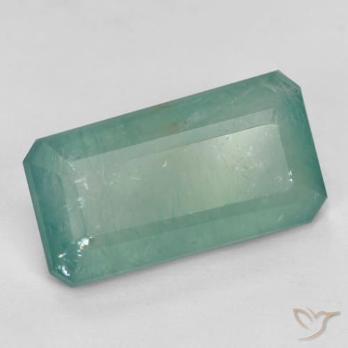 Grandidierita Verde azulado médio Natural 3.05ct, Corte Octógono / Esmeralda, SI