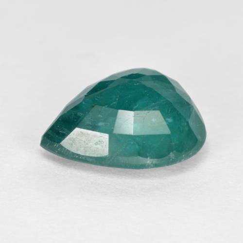 Grandidierita Verde escuro azul Natural 1.98ct, Formato de pêra, SI