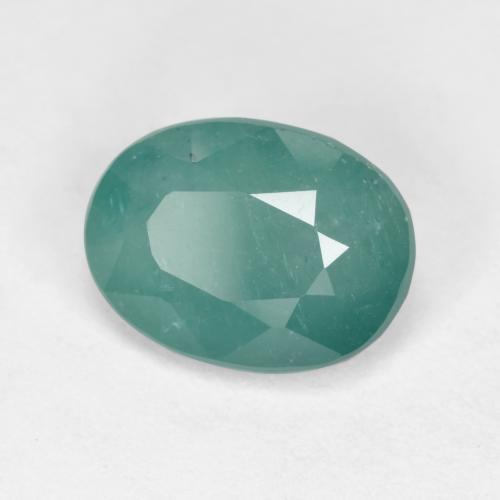 Grandidierita turquesa natural 1,92ct, corte oval, SI