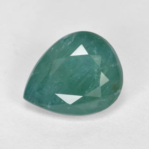 Grandidierita turquesa natural 2,28ct, formato de pêra, SI