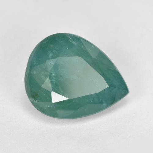 Grandidierita turquesa natural 2,28ct, formato de pêra, SI
