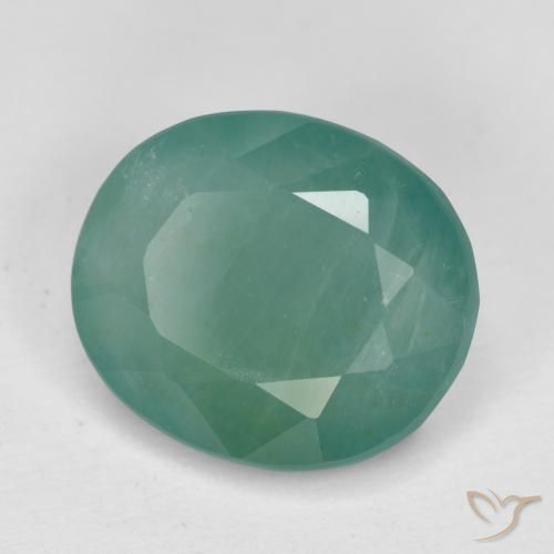 Grandidierita Médio Verde Azul Natural 3.53ct, oval, SI