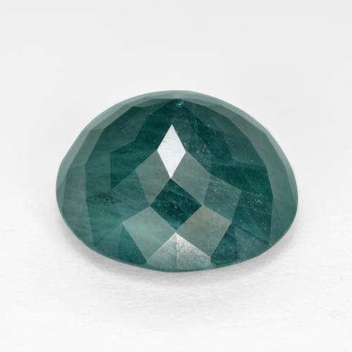 Grandidierita Verde Azul Profundo Natural 6.66ct, Corte Redondo, SI-I1
