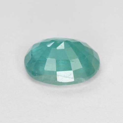 Grandidierita turquesa natural 1,28ct, corte oval, SI-I1