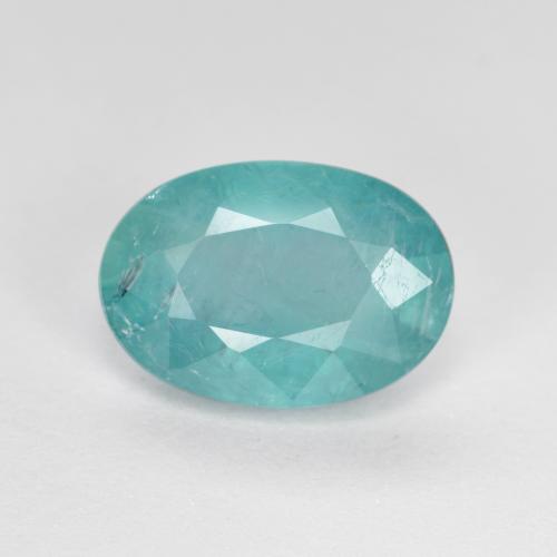Grandidierita Verde-azulado escuro Natural 2.61ct, Corte Oval, SI-I1