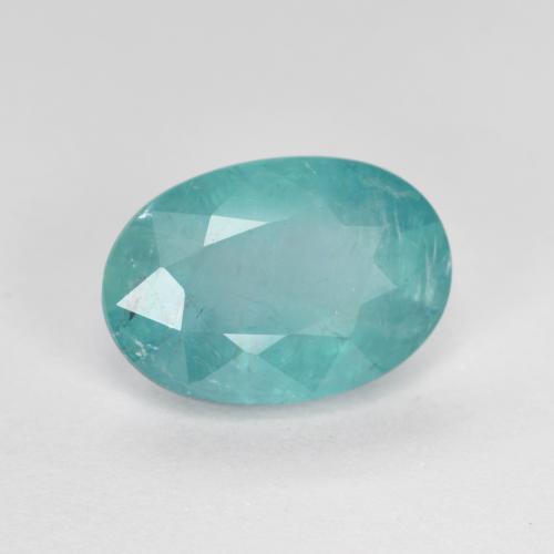 Grandidierita Verde-azulado escuro Natural 2.61ct, Corte Oval, SI-I1