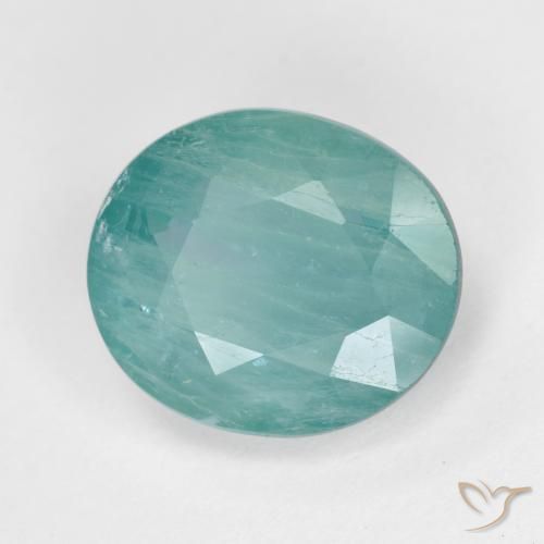 Grandidierita Verde Espuma do Mar Natural 3.15ct, oval, SI-I1