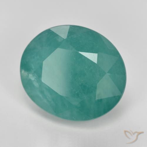 Grandidierita Médio Verde Azul Natural 8.89ct, oval, SI-I1