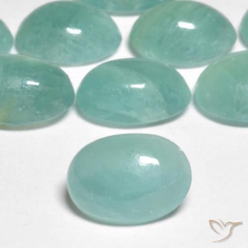 Grandidierita Teal Claro Natural 1.26ct, oval, Translúcido