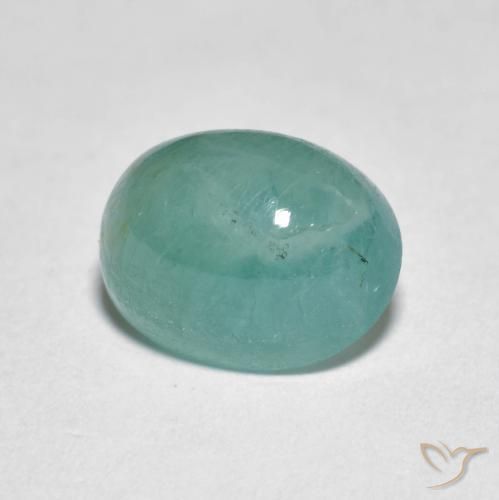 Grandidierita Azul esverdeado Natural 3.09ct, oval, Translúcido