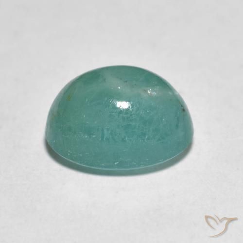 Grandidierita Azul esverdeado Natural 3.09ct, oval, Translúcido