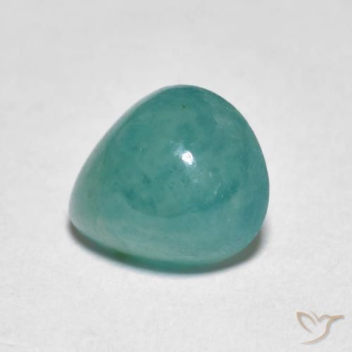 Grandidierita Turquesa Natural 1.49ct, Formato de pêra, Translúcido