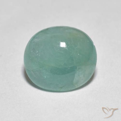 3.09ct Natural Azul claro verde Grandidierita, oval, Translúcido