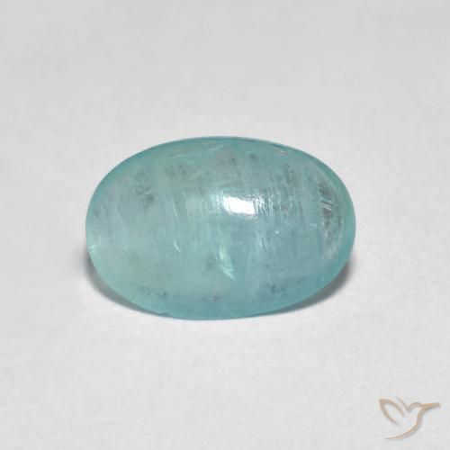 1.15ct Natural Médio Azul Verde Grandidierita, oval, Transparente
