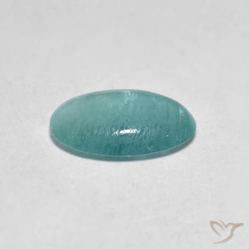 Grandidierita Médio Azul Verde Natural 1.15ct, oval, Transparente