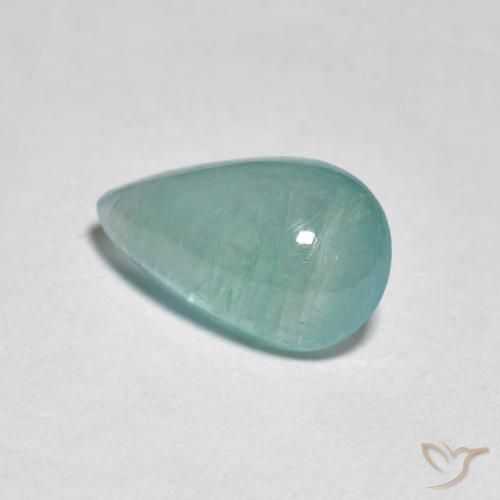 Grandidierita Azul elétrico Natural 1.83ct, Formato de pêra, Translúcido