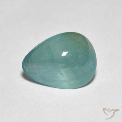 Grandidierita Turquesa Natural 2.17ct, Formato de pêra, Translúcido