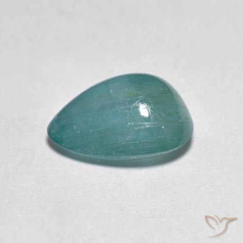 Grandidierita Turquesa Natural 2.17ct, Formato de pêra, Translúcido