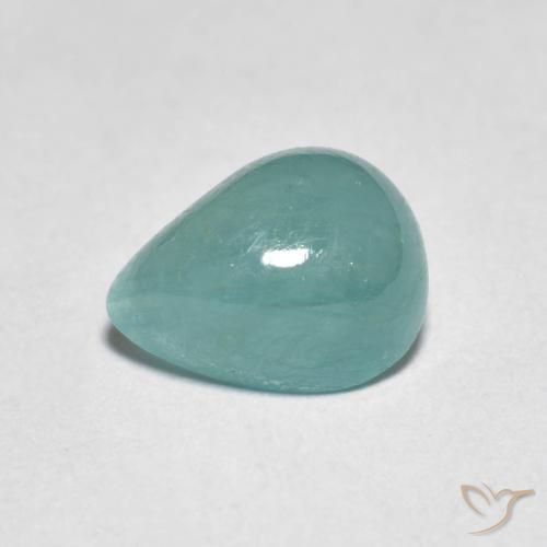 1.94ct Natural Azul esverdeado Grandidierita, Formato de pêra, Translúcido