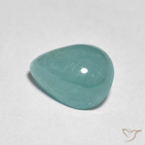 Grandidierita Azul esverdeado Natural 1.94ct, Formato de pêra, Translúcido