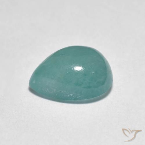 Grandidierita Azul esverdeado Natural 1.94ct, Formato de pêra, Translúcido
