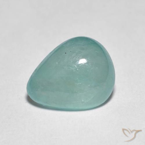 2.79ct Natural Médio Azul Verde Grandidierita, Formato de pêra, Translúcido