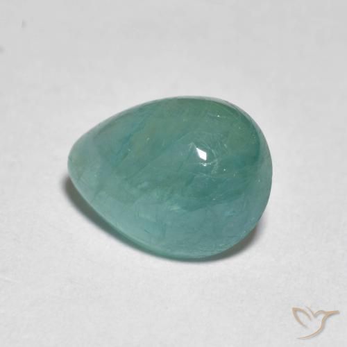 Grandidierita Verde azulado Natural 2.12ct, Formato de pêra, Translúcido
