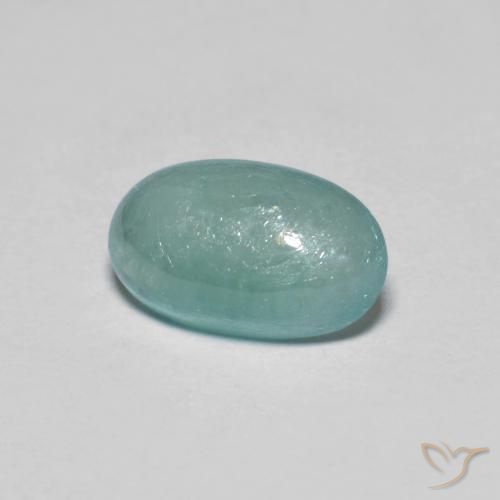 Grandidierita Verde Azulado Claro Natural 1.07ct, oval, Translúcido