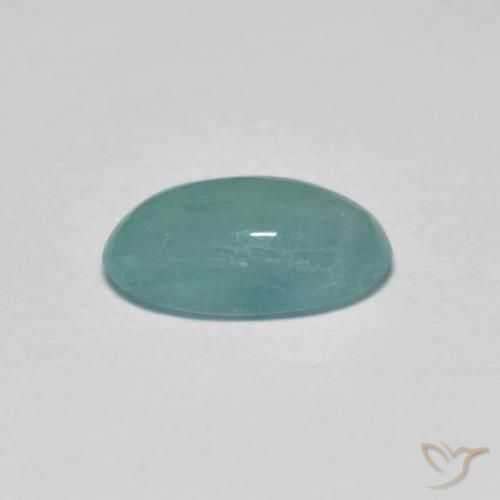Grandidierita Verde Azulado Claro Natural 1.07ct, oval, Translúcido