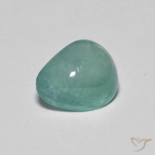 0.99ct Natural Azul-esverdeado Grandidierita, Formato de pêra, Translúcido