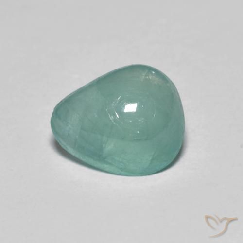 Grandidierita Azul-esverdeado Natural 0.99ct, Formato de pêra, Translúcido