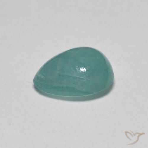 Grandidierita Azul-esverdeado Natural 0.99ct, Formato de pêra, Translúcido