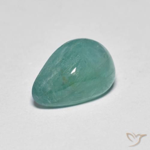 Grandidierita Azul esverdeado Natural 2.25ct, Formato de pêra, Translúcido