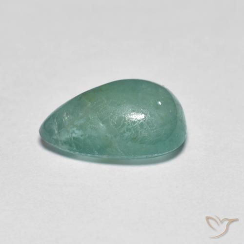 Grandidierita Azul esverdeado Natural 2.25ct, Formato de pêra, Translúcido