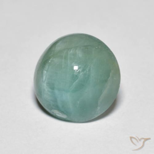 Grandidierita Verde azul muito claro Natural 2.68ct, Redondo, Translúcido
