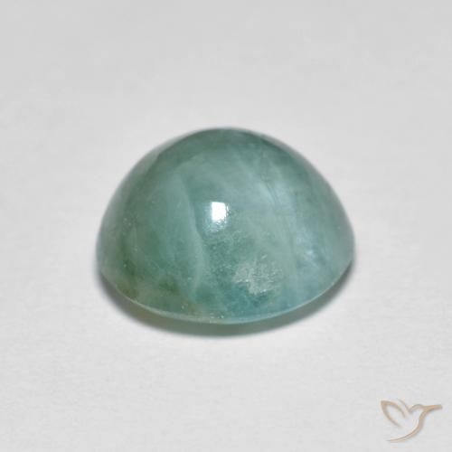 Grandidierita Verde azul muito claro Natural 2.68ct, Redondo, Translúcido