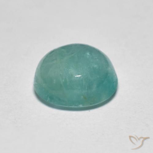 Grandidierita Verde azul médio-escuro Natural 1.61ct, oval, Translúcido