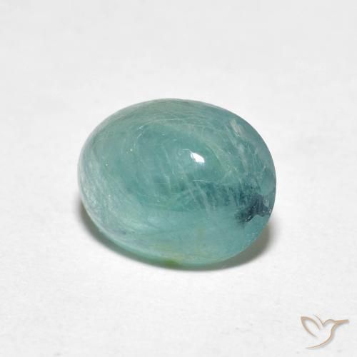 Grandidierita Azul verde Natural 1.96ct, oval, Translúcido