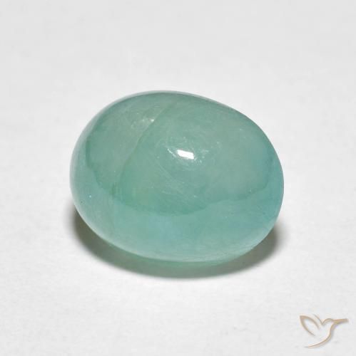 Grandidierita Verde Azulado Claro Natural 3.11ct, oval, Translúcido
