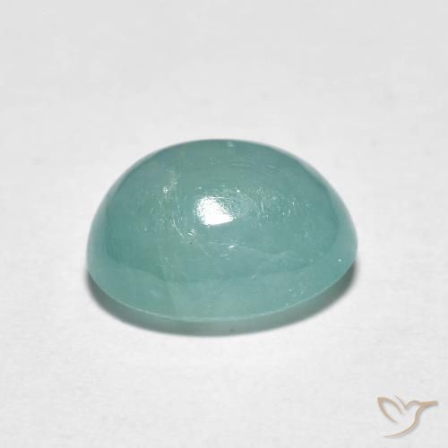 Grandidierita Verde Azulado Claro Natural 3.11ct, oval, Translúcido