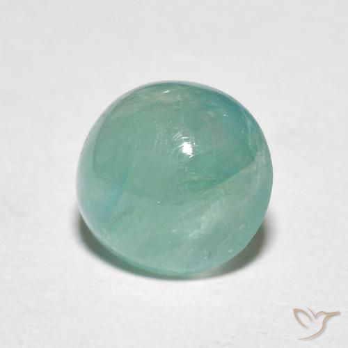 Grandidierita Verde azul muito claro Natural 2.00ct, Redondo, Translúcido