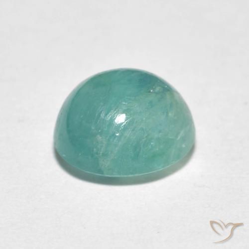 Grandidierita Verde azul muito claro Natural 2.00ct, Redondo, Translúcido