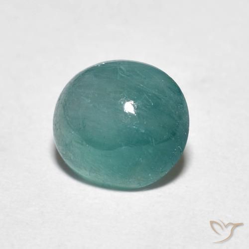 Grandidierita Médio Verde Azul Natural 1.21ct, oval, Translúcido