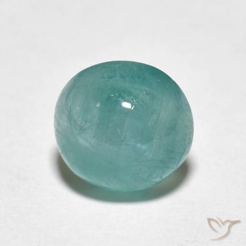 2.43ct Natural Azul-esverdeado Grandidierita, Redondo, Translúcido