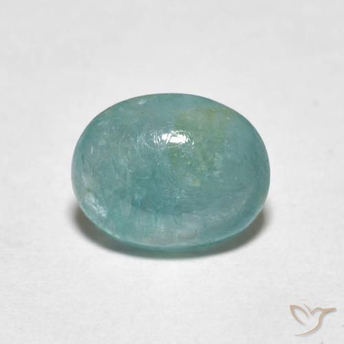 1.40ct Natural Azul esverdeado Grandidierita, oval, Translúcido