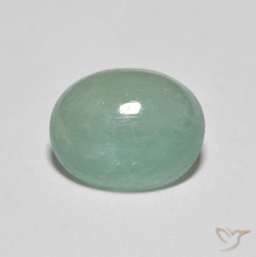 3.37ct Natural Azul esverdeado Grandidierita, oval, Translúcido