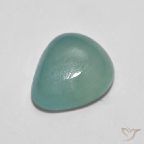 2.09ct Natural Verde Azulado Claro Grandidierita, Formato de pêra, Translúcido