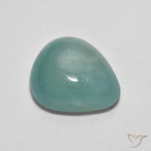 Grandidierita Verde Azulado Claro Natural 2.09ct, Formato de pêra, Translúcido